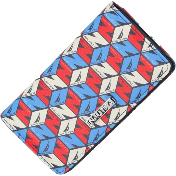 Nautica Seaside Slim Women's Wallet Americana RFID Vegan Leather Organizer - Picture 1 of 6